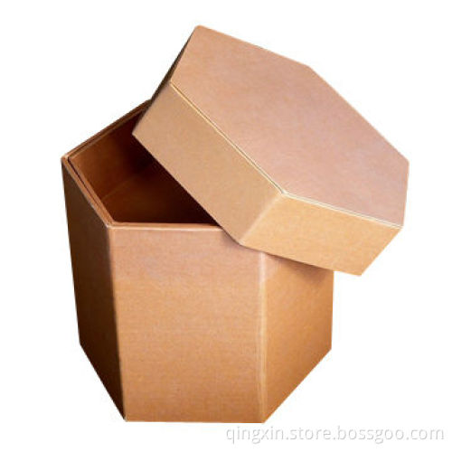 Hexagon Cardboard Boxes, Available in Various Colors and Sizes